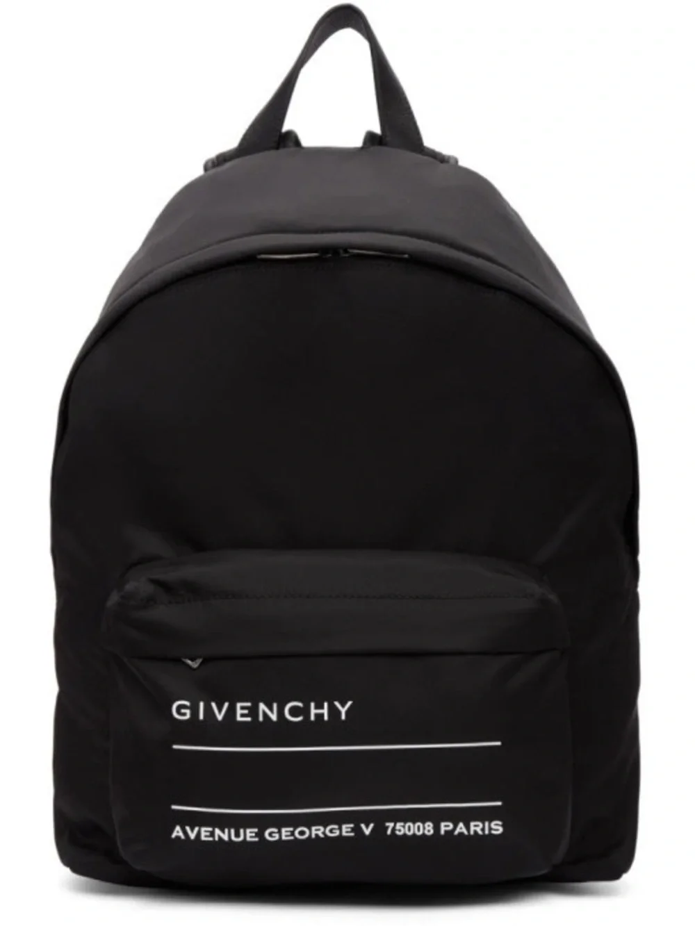 Givenchy black nylon logo backpack
